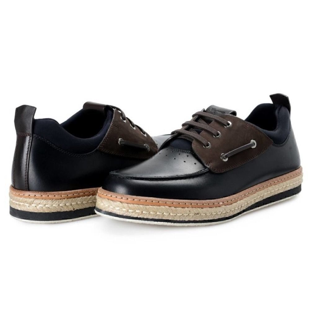 Salvatore Ferragamo Fiano Leather Boat Shoes